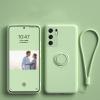 Liquid Silicone Case with Ring Holder for Oppo Realme 8S view 1