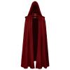 Halloween Hooded Cape for Men and Women – Gothic Medieval Cloak view 1