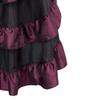 Steampunk Women's Skirt - Gothic Vintage Medieval Ruffled Asymmetrical High-Waisted Pirate Skirt for Halloween, Carnival, Victorian Renaissance Cosplay view 4