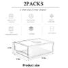 Refrigerator Organizer Containers, 2-Pack, Stackable Pull-Out Drawers view 4
