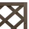 SKM Corner Trellis with Planter Box, Gray, 40 x 40 x 150 cm, Solid Fir Wood, 4.85 kg, 316412 view 3