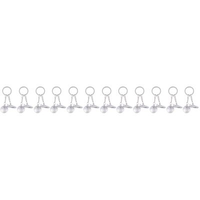BESPORTBLE 3 Sets Unique Metal Soccer Keychains, 12 Pieces
