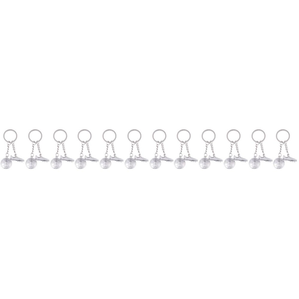 BESPORTBLE 3 Sets Unique Metal Soccer Keychains, 12 Pieces