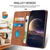 KANVOOS Flip Wallet Case for Realme 8 4G / Realme 8 Pro, Premium PU Leather, Brown view 3
