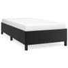 vidaXL Bed Frame Black 100x200 cm Faux Leather view 2