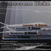 AYLFBFU Transparent PVC Table Protector, 140 x 160 cm, 1 mm view 2