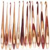 Multiwood Set of 11 Wooden Crochet Hooks, 3.5 mm to 10 mm view 1