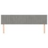 vidaXL Headboards 2 pcs. Light Gray 80x5x78/88 cm Velvet view 3