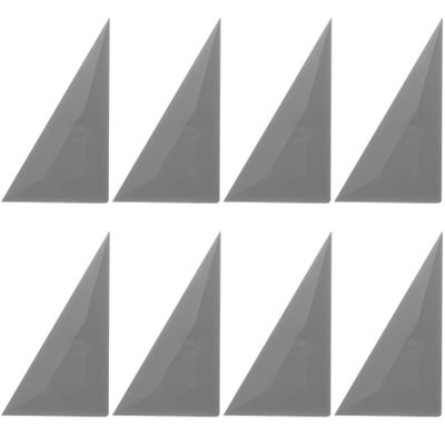 HINZIC 8-Piece Triangle Window Tint Squeegee Set, Gray