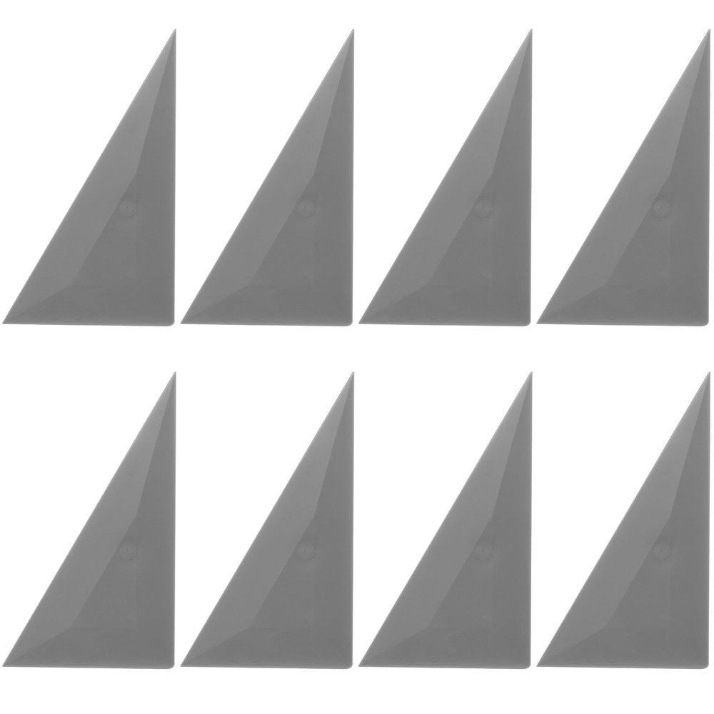 HINZIC 8-Piece Triangle Window Tint Squeegee Set, Gray