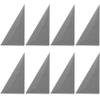 HINZIC 8-Piece Triangle Window Tint Squeegee Set, Gray view 1