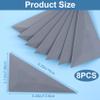 HINZIC 8-Piece Triangle Window Tint Squeegee Set, Gray view 3