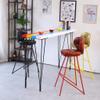 WolFum BTD Bar Stool with Backrest, 360° Swivel, Yellow, 2-Pack view 2