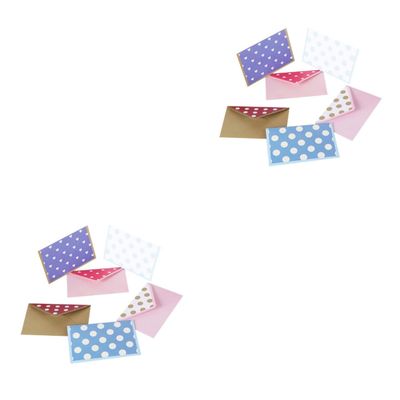 Ciieeo Paper Envelopes, 120 Pieces, Multicolor Romantic Cartoon Invitation Envelopes