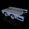 wheelfun 2-Axle Metal Trailer Module, 1:14 Metal CNC 5-Axle Heavy-Duty Trailer for TAMIYA RC Truck Model view 2