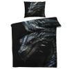 MOBEITI Black Dragon Duvet Cover Set, 200 x 200 cm, 3-Piece view 2