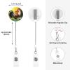 Cute Rooster Hen Retractable Nurse Badge Reel with Keychain and Alligator Clip view 4