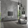 Wuun Somero TV Stand Lowboard, 280 cm (2 x 140 cm), Platinum Gray/Chrome Hairpin Legs view 1