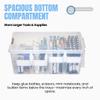 ArtBin Semi Satchel with Accessory Trays, Clear Storage Container view 4