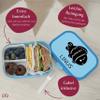 Shirtracer Mepal Personalized Kids' Lunch Box, Scandi Fish with Name view 4