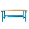 PROREGAL Rhino Plus Workbench | 84 x 150 x 70 cm | 500 kg Load Capacity | Light Blue view 1