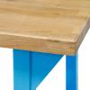 PROREGAL Rhino Plus Workbench | 84 x 150 x 70 cm | 500 kg Load Capacity | Light Blue view 3