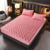 JIANINGHOME Flannel Fitted Sheet, 120 x 200 cm, Cashmere-Touch Plush Fleece view 2