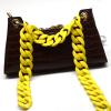 Trendy Acrylic Shoulder Strap, Watermelon Pink view 2