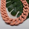 Trendy Acrylic Shoulder Strap, Watermelon Pink view 4