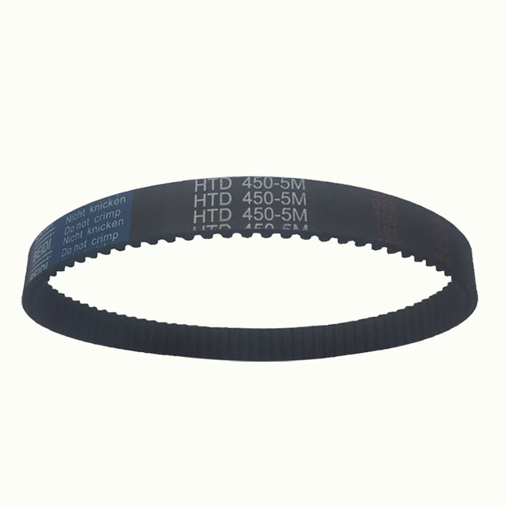 GAJUST 1-Piece HTD-5M Rubber Timing Belt, 10/15/20/25/30 mm Wide, 740–790 mm Circumference (Size: 785 mm, Color: 10 mm)