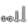 SYDARSYN M2 x 30 mm Stainless Steel Hex Socket Round-Head Machine Screws (50 pcs) view 3