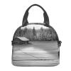ZaKhs Barn Insulated Lunch Bag, Black and White Print view 3