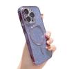 TEidea iPhone 14 Sparkly Silicone Phone Case for iPhone 14/13/12/11 Pro Max/Plus, iPhone 12 Pro Max, Purple view 1