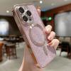 TEidea iPhone 14 Sparkly Silicone Phone Case for iPhone 14/13/12/11 Pro Max/Plus, iPhone 12 Pro Max, Purple view 3