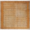 CASAVANI Hand-Block-Printed Dhurrie Rug, 1.2 x 4.5 m, Bronze and Black, Cotton, Oriental Kilim Rug for Indoor and Outdoor Use view 1