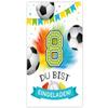 Minkocards 8 Football Invitations for a Boy's 8th Birthday view 1