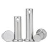 304 Stainless Steel Clevis Pin with Hole/Cotter Pin Set, M3–M20, 10-Piece, M5×12 view 4