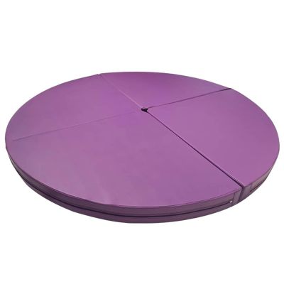 Foldable Pole Dance Crash Mat, 5 cm Thick, Purple, 110 cm