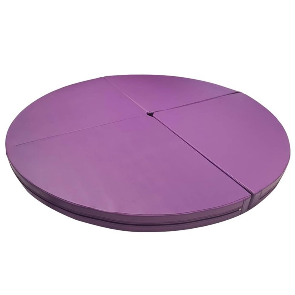Foldable Pole Dance Crash Mat, 5 cm Thick, Purple, 110 cm