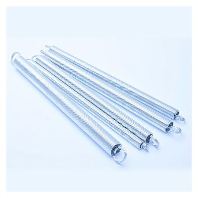 DHAEY 5-Pack Extension Springs, 1 x 10 x 300 mm, Double Hook, Zinc-Plated