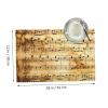 Set of 4 Washable Music Notes Placemats view 2