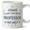 Mugffins Personalized Mug for Professors – In German – Best in the World – 11 oz / 330 ml view 1