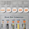 Oiyekntd Commercial Electric Vegetable Dicer, 250 W, 5 Stainless Steel Blades view 3