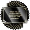 Funny “Guess What” Bumper Sticker: Occasionally Hit Someone with My Car. So Sue Me. (8 × 12 cm) view 1