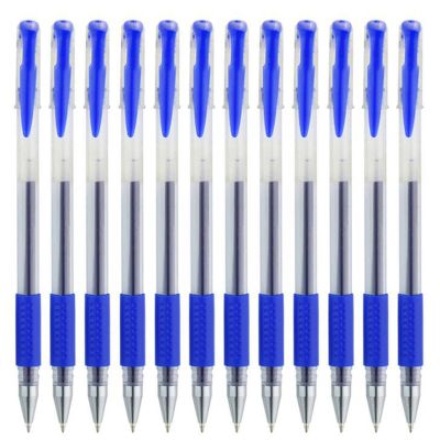 WANAM 10-Pack Blue 0.5 mm Precision Refills for Standard Gel Pens