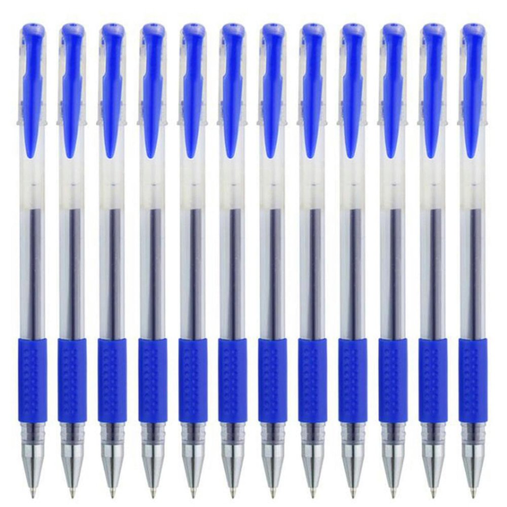 WANAM 10-Pack Blue 0.5 mm Precision Refills for Standard Gel Pens