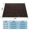 Kururi Throw Blanket with Ancient Egyptian Hieroglyph Print, Lightweight Fleece, 127 x 101 cm view 4