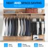 Pants Hangers, 6-Pack, 5-Tier Closet Organizer, Space-Saving with Swing Arms view 4