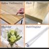 AYLFBFU Transparent Rectangular Table Cover, 145 x 225 cm, 1.5 mm view 4
