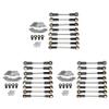 VENEKA 3X Metal Suspension Toe Link Tie Rod Set for 1/16 C14 C24 RC Cars view 1